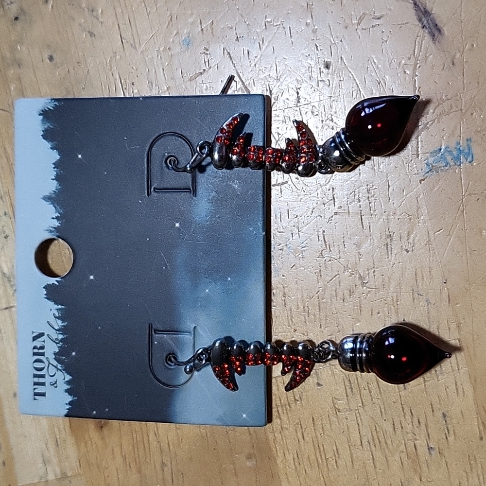 Hot Topic vampire earrings